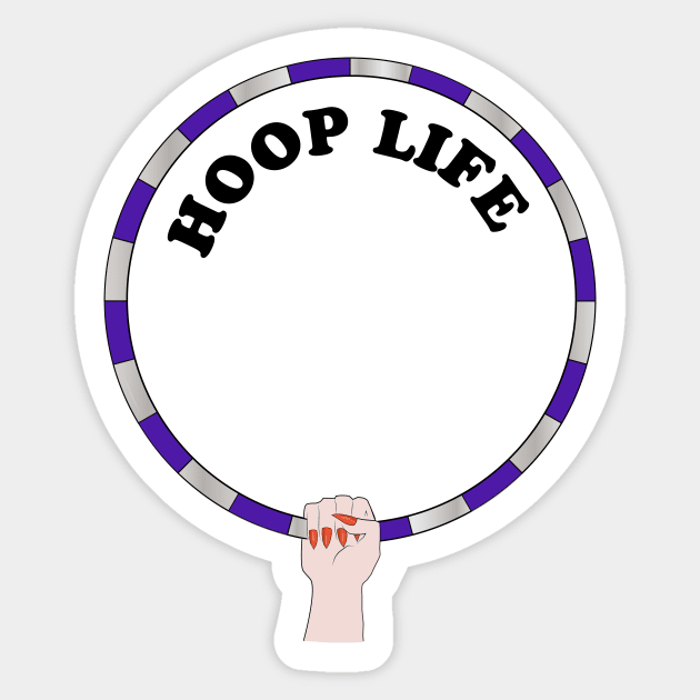 Hoop life hula hooping Sticker by SarahLCY